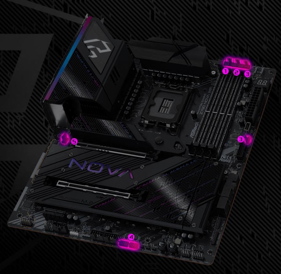 ASRock PHANTOM GAMING Z790 Nova WiFi Motherboard